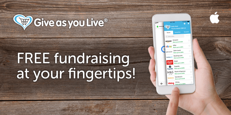 The Give as you Live app is here!