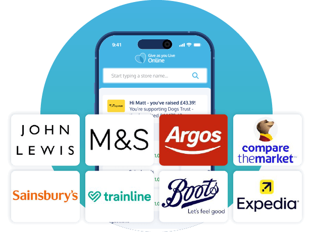 The donation prompt in the Give as you Live App
