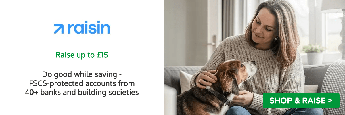 Raisin - Do good while saving - FSCS-protected accounts from 40+ banks and building societies