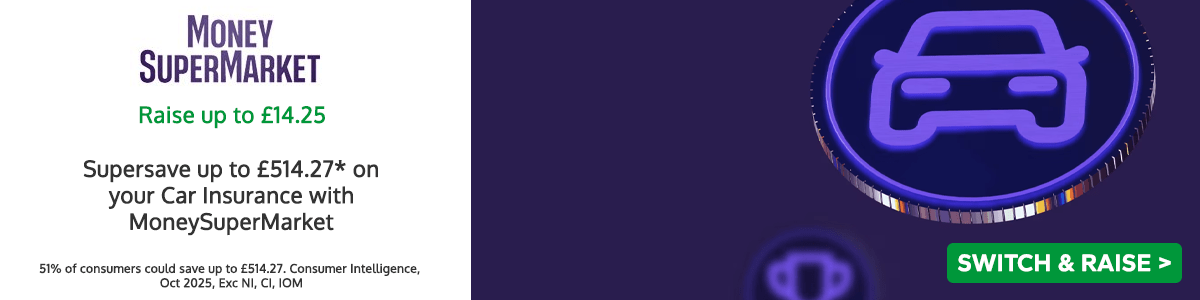 Supersave up to £514.24 on your Car Insurance with MoneySuperMarket