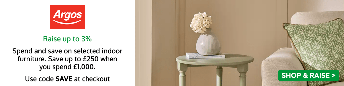 Argos - Spend and save on selected indoor furniture. Save up to £250 when you spend £1,000