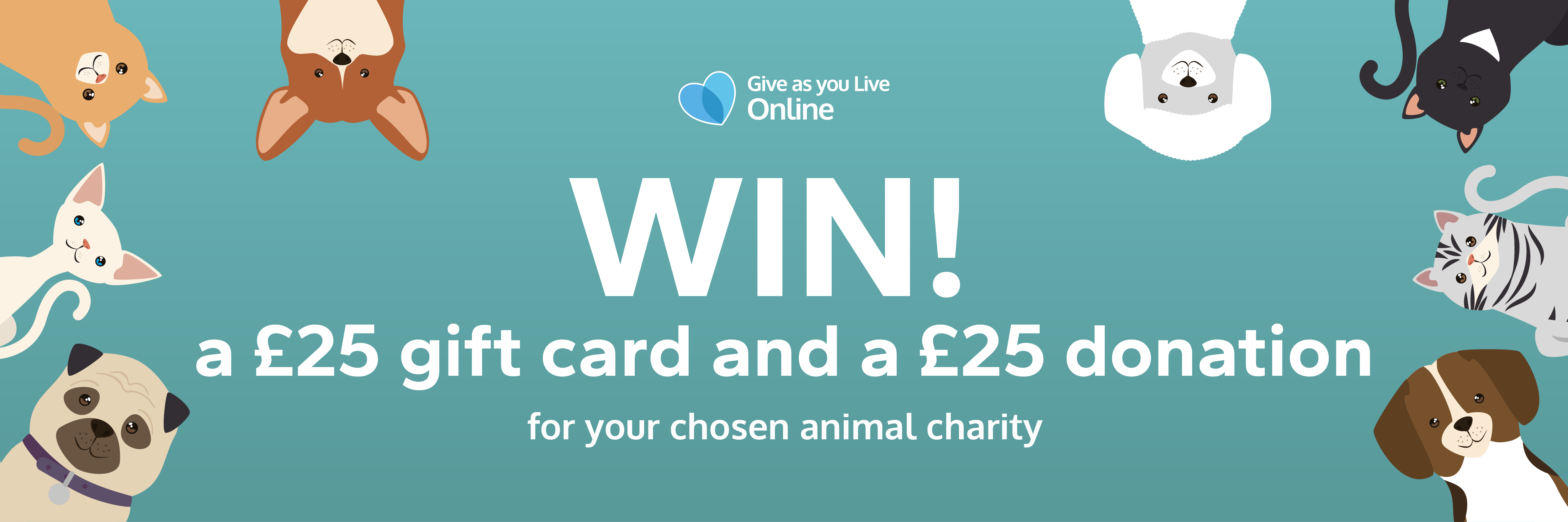 Win a £25 donation and £25 voucher